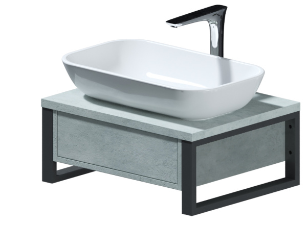 Столешница GRUNGE LOFT 60 Бетон светлый