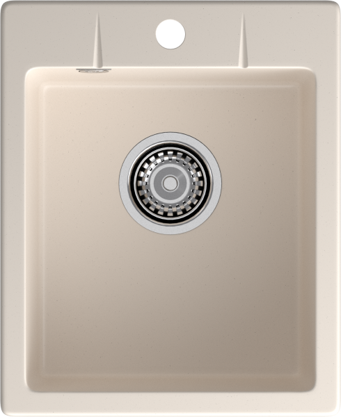 GRANFEST Мойка URBAN 240  1-чаша 400*490мм белый арт.GF-UR-