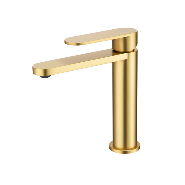 Смеситель Raglo для раковины монолитный, сатин золотой R10.10.03