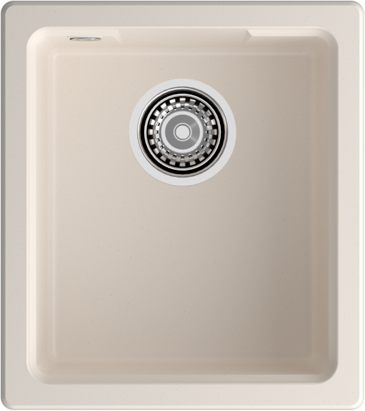 GRANFEST Мойка URBAN 4540  1-чаша 400 х 450 мм белый арт.GF-UR-