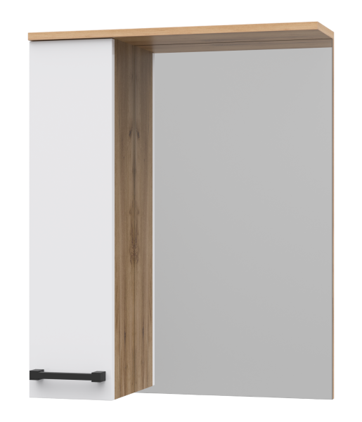 Зеркало Крафт - 60 с 1 шкаф. левый Misty