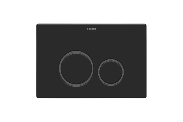 Кнопка для инсталляции, нерж.сталь BLACK ультраплоская