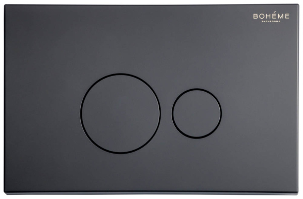 Кнопка для инсталляции Boheme, пластик BLACK