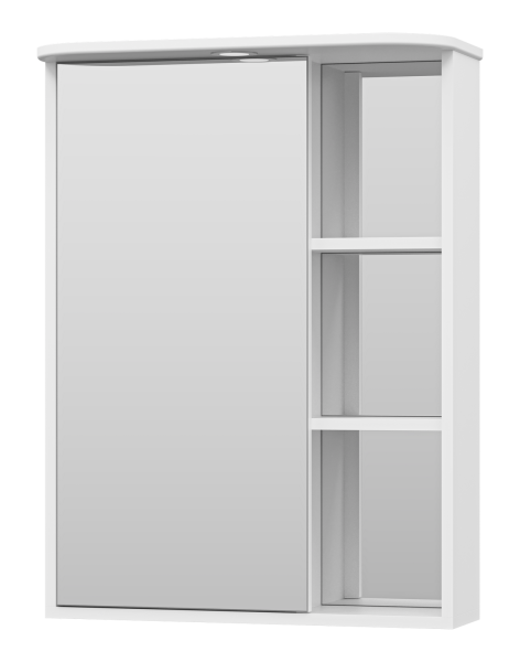 Зеркало-шкаф Венера - 60 лев. со светом белое