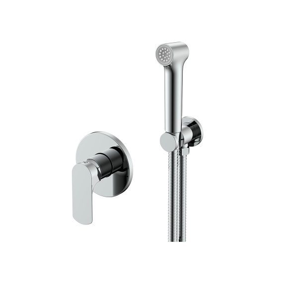 Смеситель Raglo с гигиеническим душем встраиваемый , хром R03.53