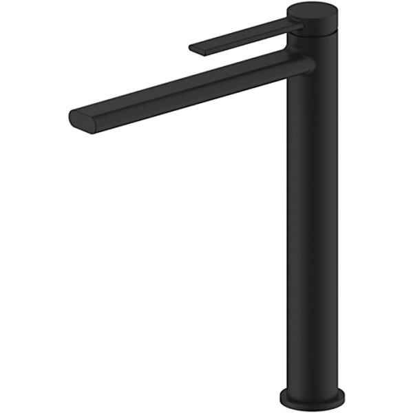 Смеситель для раковины высокий чёрный FRAP F1067-62