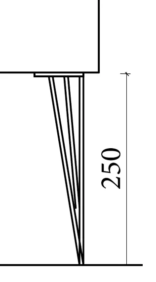 Ножки LUCIDO для пенала хром пара