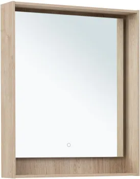 Зеркало Aquanet Милан 70 дуб светлый 