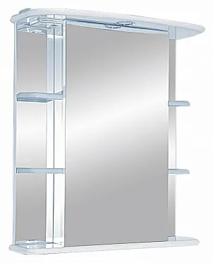 Зеркальный шкаф Misty Магнолия 55 правый