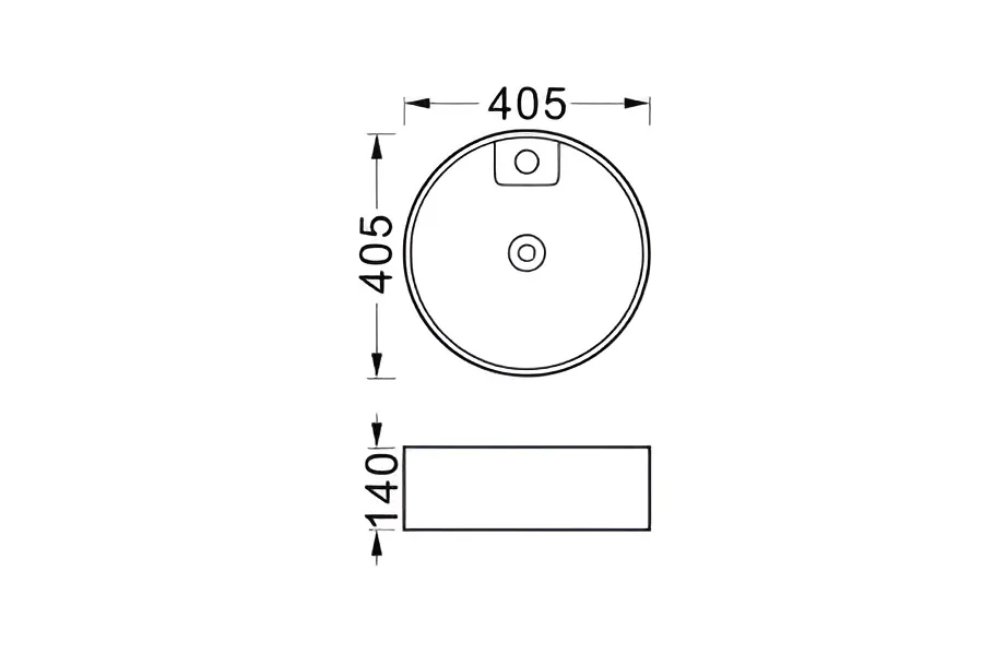 Раковина накладная для установки на столешницу AQUATEK ЕВРОПА 405*405*140, с отверстием под смеситель, матовый серый AQ5212-MG в магазинах СантехГид