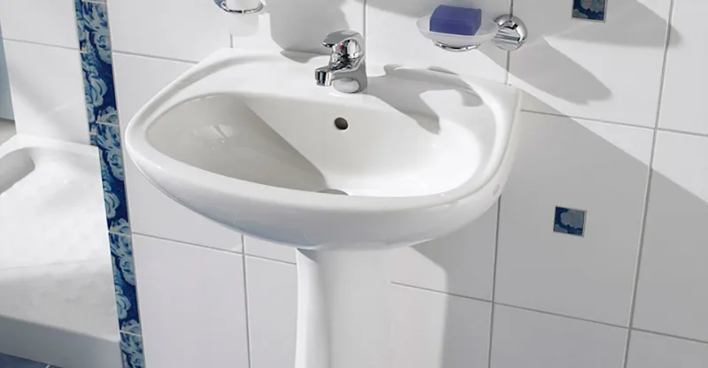 Normus Раковина с пьедесталом 55 см белая VITRA 9600B003-7650 в магазинах СантехГид