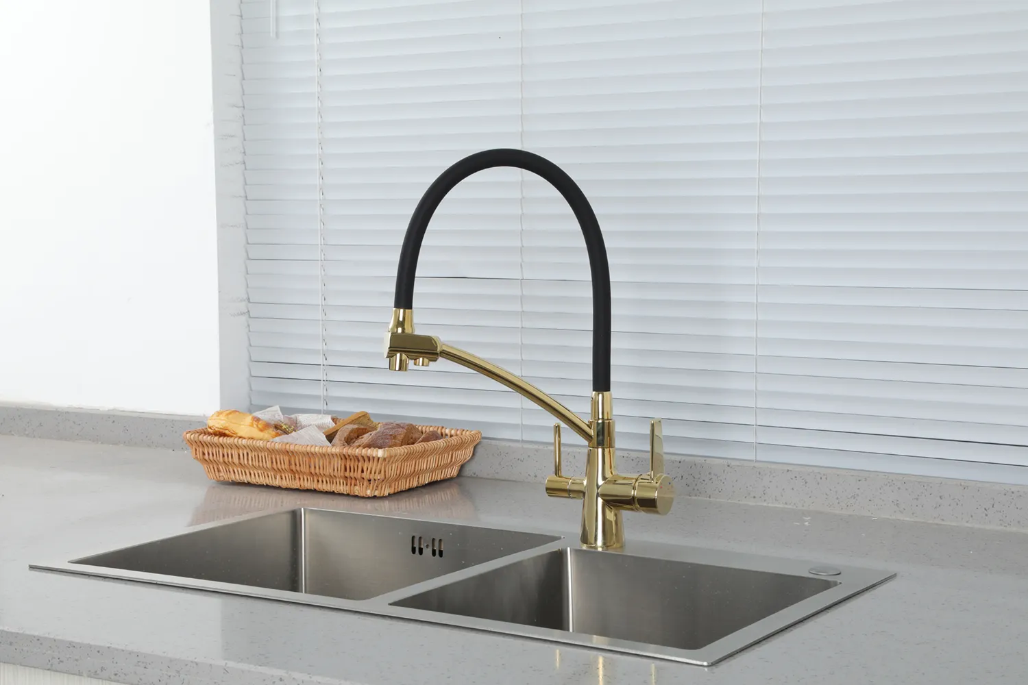 Смеситель для кухни с подключением фильтра GAPPO G4398-13 