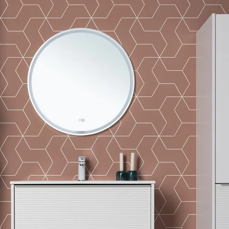 Зеркало Aquanet Optima 80 с LED подсветкой 