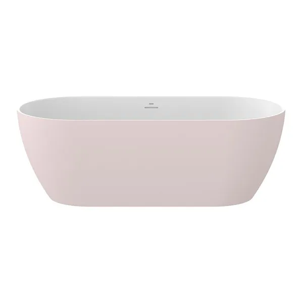 Ванна FREEDOM O TEC отдельностоящая 1700 х 770 РОЗОВАЯ (слив-перелив - БЕЛЫЙ)