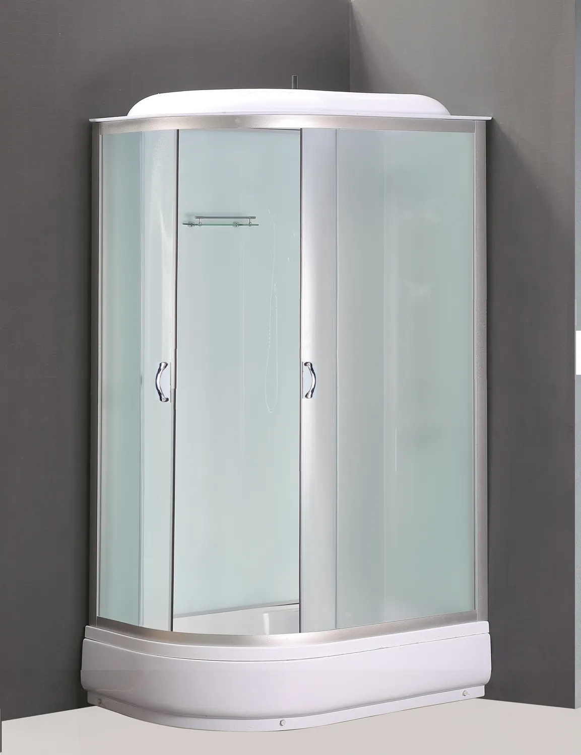 Душевая кабина LORANTO 120х80х215 правосторонняя, поддон 20 см, матовое стекло 4 мм () CS-66120-20 R F