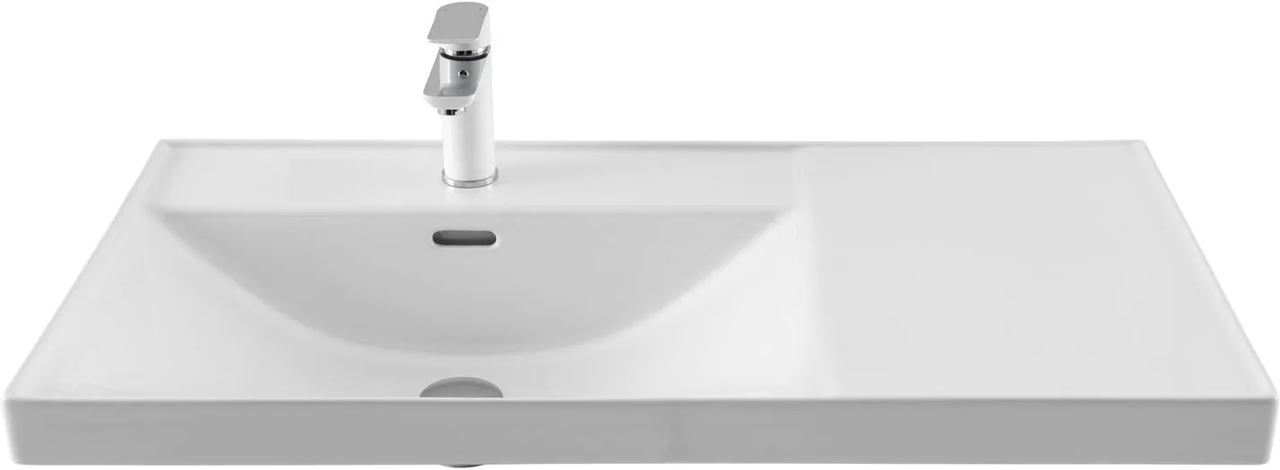Раковина Aquanet Side 90 левая