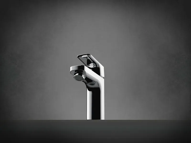 Однорукоятковый смеситель для умывальника Ideal Standard CERAPLAN III SLIM Grande, с металлическим донным клапаном