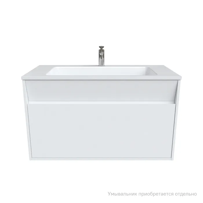 Тумба подвесная с ящиком, белая, 100 см, Esper, IDDIS, ESP10W0i95. Подходит ум. 4501000i28