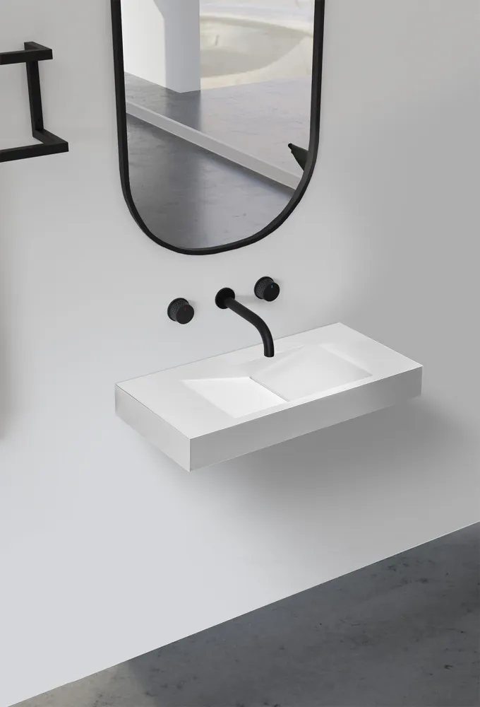 Раковина подвесная ABBER Stein AS2641 белая матовая в магазинах СантехГид