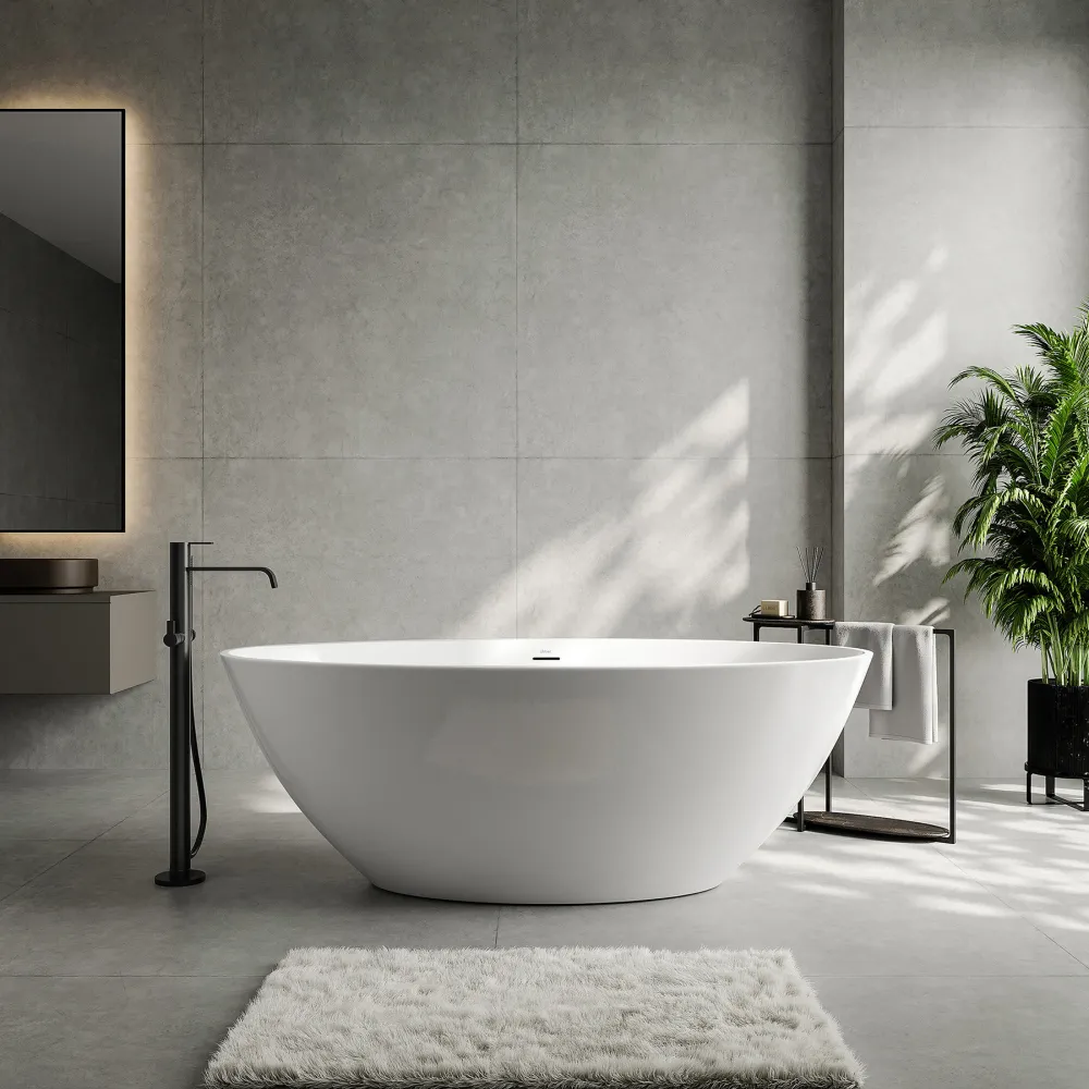 Акриловая ванна ABBER AB9249-1.6 белая