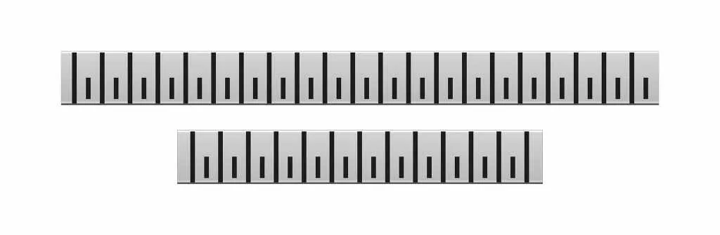 Душевой лоток комбинированный пластиковый с металической решеткой 2, L=750 mm