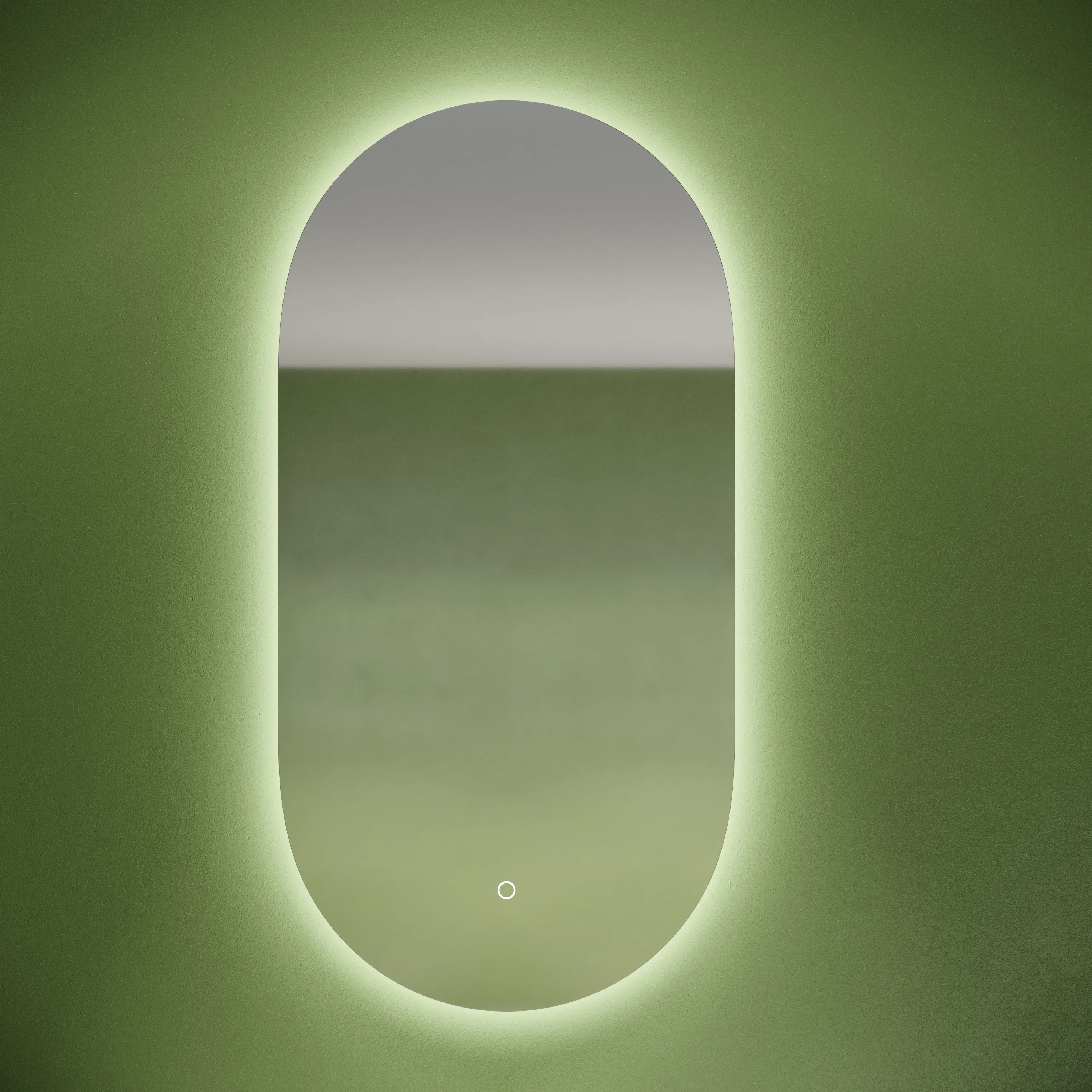 Зеркало Sancos Овал / Oval OV55C 55x105 светодиодная подсветка 