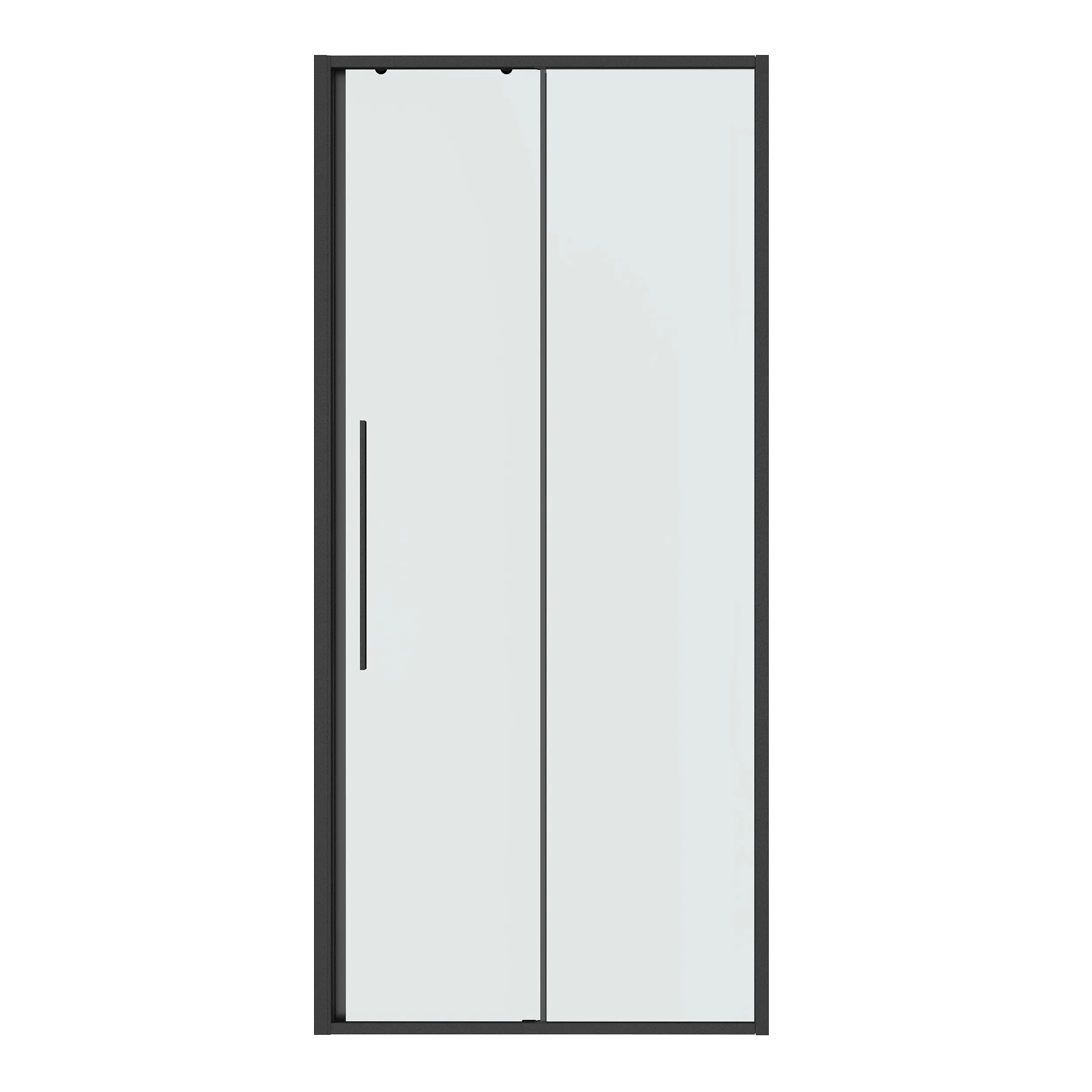 Дверь в нишу Niagara Nova (100х195) раздвижная,графит,стекло прозрачное,1 место NG-34-10AGR 