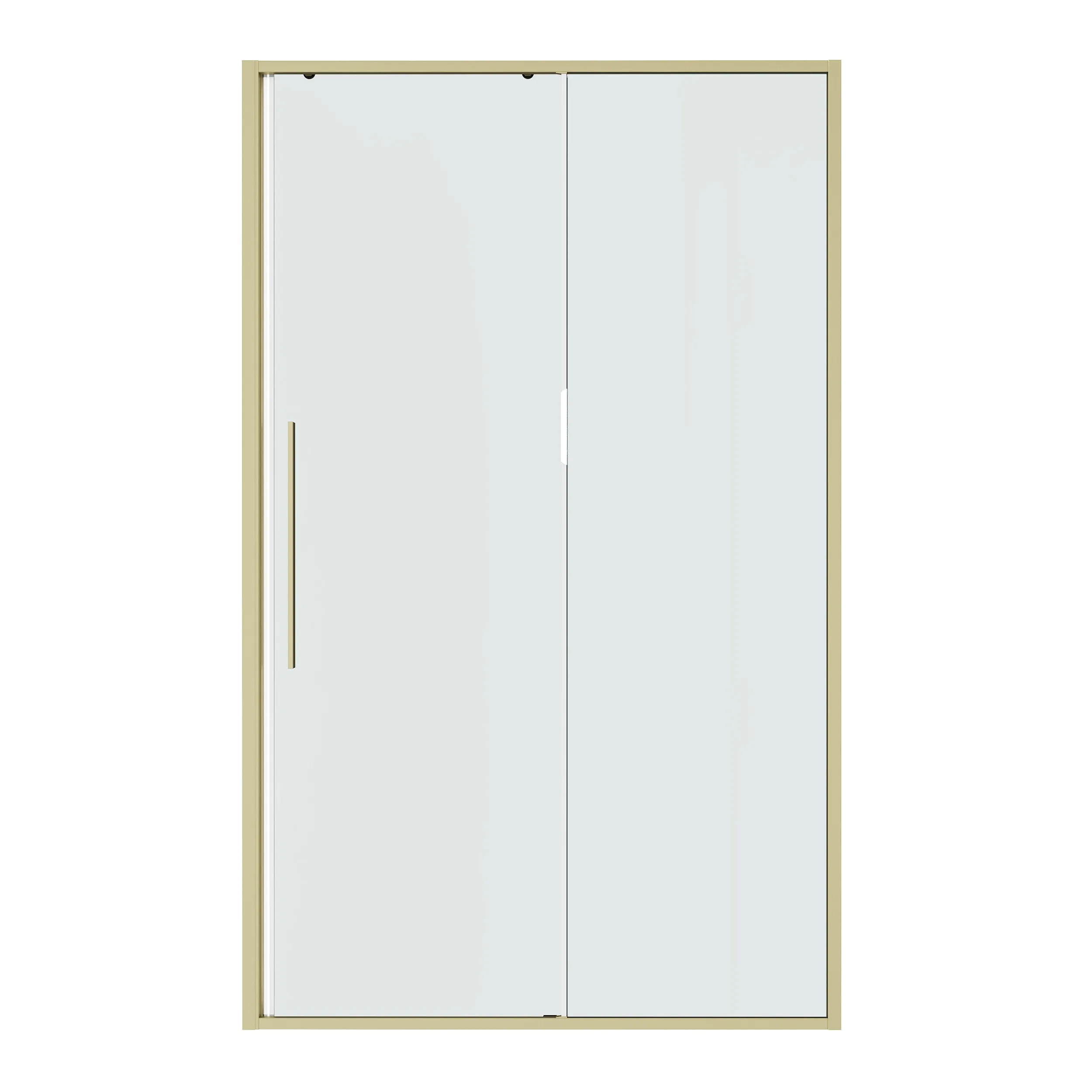 Дверь в нишу Niagara Nova (110х195) раздвижная,золото сатин,стекло прозрачное,1 место NG-44-11ASG 