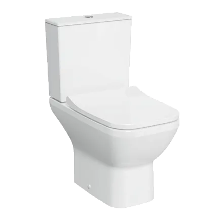 Integra Square Напольный безободковый унитаз Open-Back с бачком и сиденьем микролифт 9833B003-7205