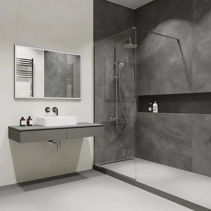 Cмеситель термостатический с верхним душем, Torr, IDDIS, TORSBBTi06-S