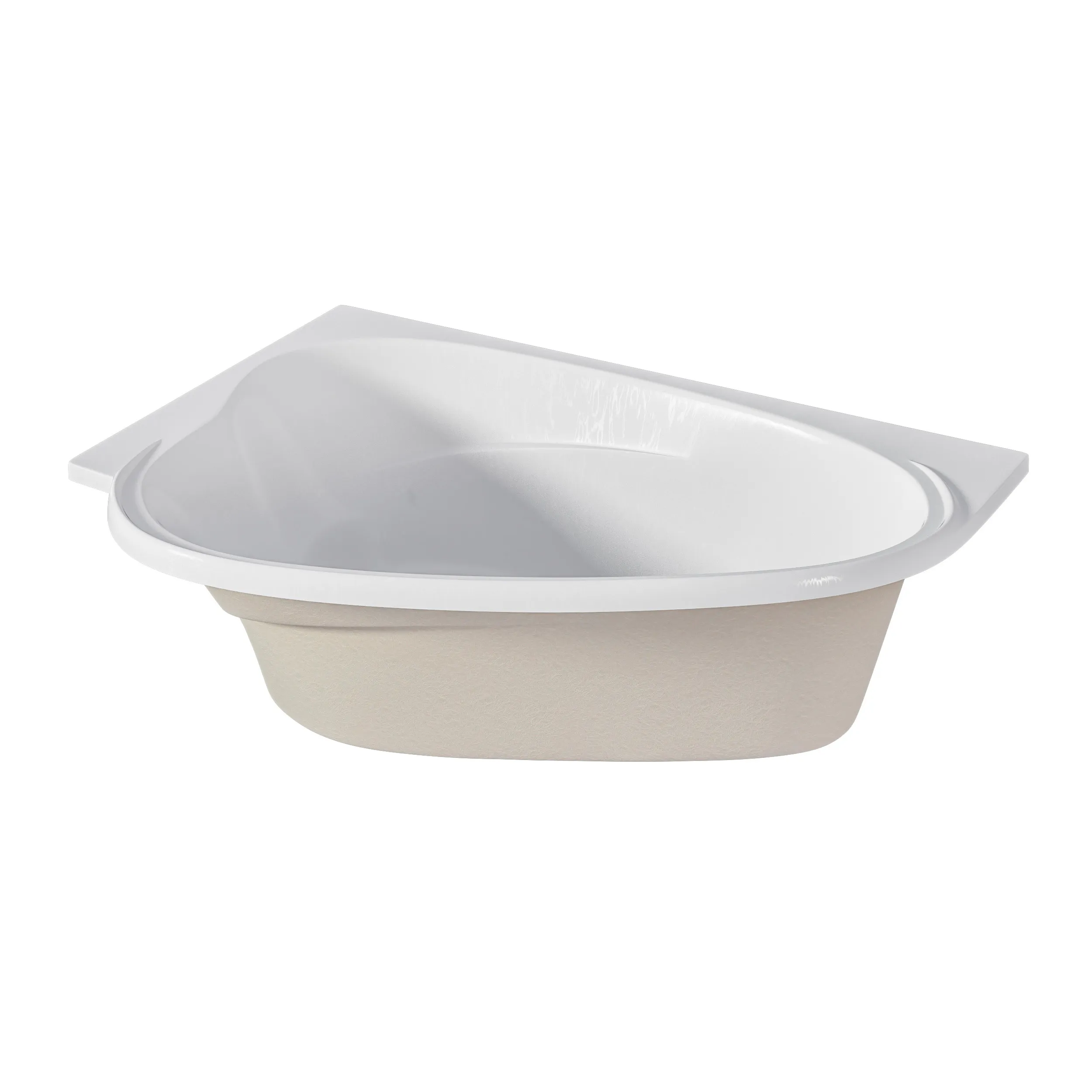 Ванна акриловая Marka One LOVE 185х135 Асимметричная белая Левая 01лв1813л