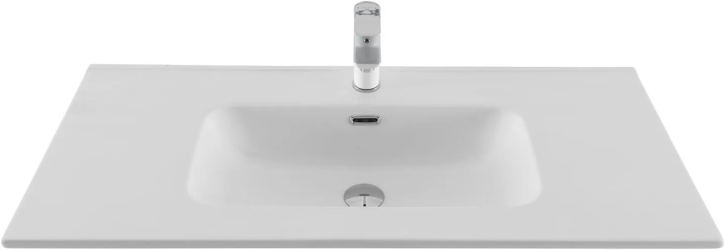 Раковина Aquanet Flat 100 белая матовая