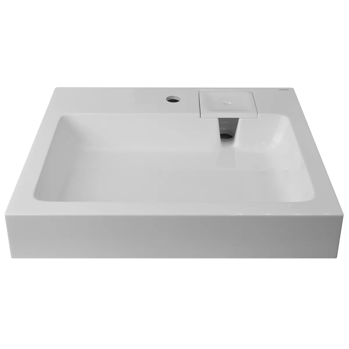 Раковина Azario Etna NEW 600х500х100 литьевой мрамор, сифон в комплекте, белая (CS00086607) в магазинах СантехГид