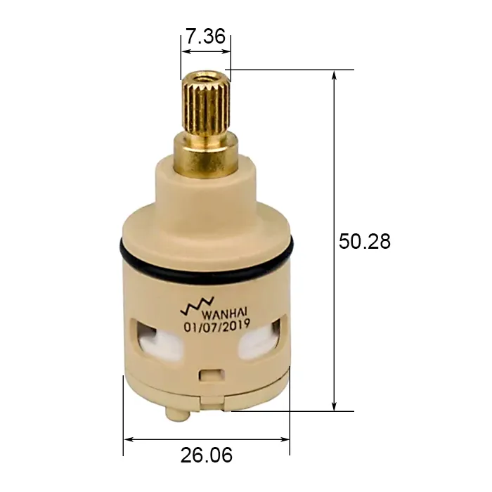 Картридж 25mm для перекл.душа с латун.штоком FRAP F54-3