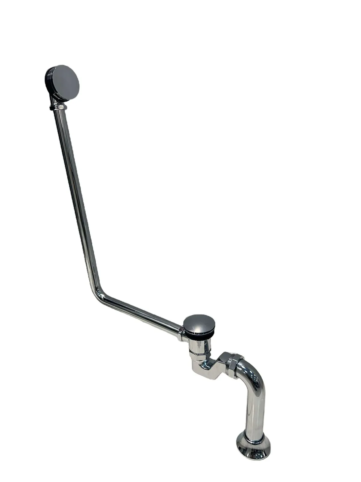 Washbasin 3000.01 CR Слив-перелив Click-Clack 95* для отдельностоящих ванн (Атрия, Ретро, Капри, Мальборо, Монако, Лотус, Прима), хром