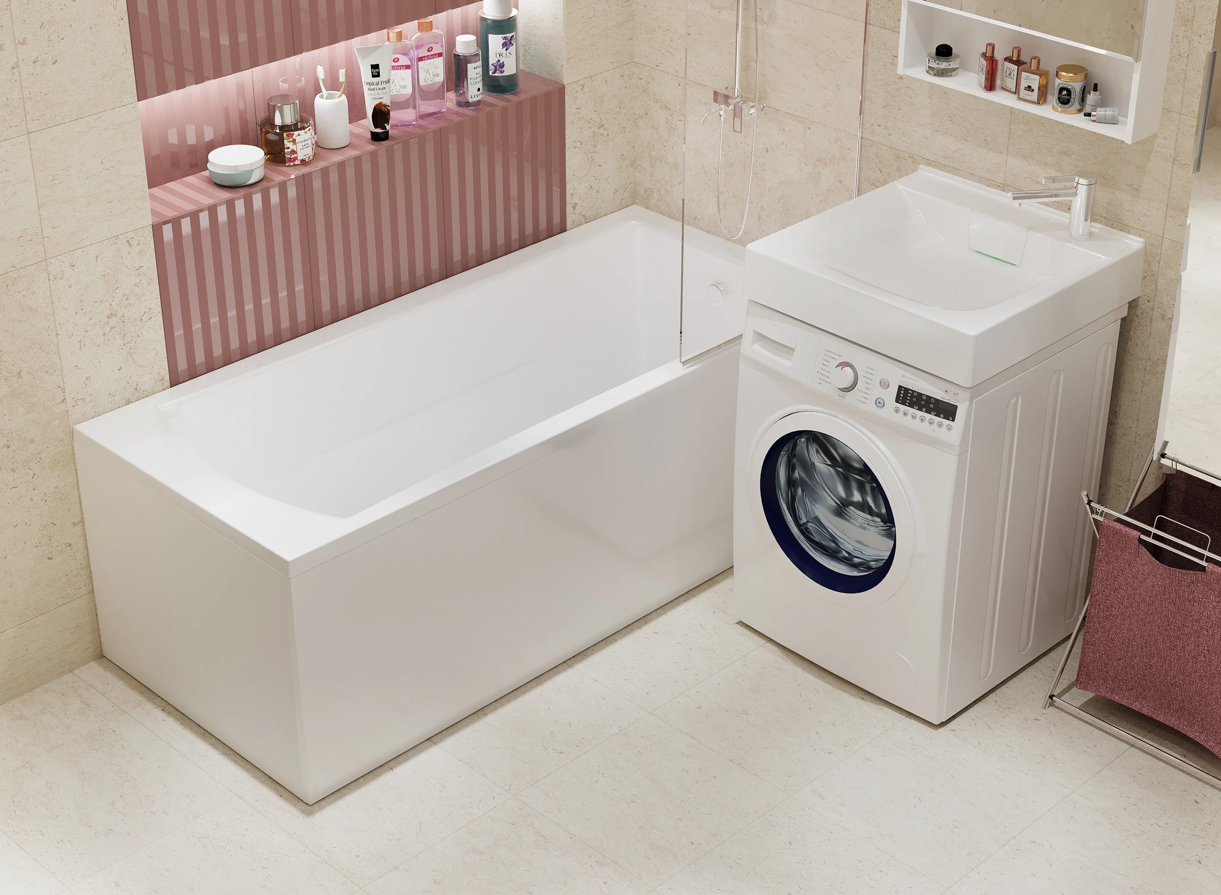Ванна акриловая Marka One PRIME 170x75 Прямоугольная белая 01пра1775