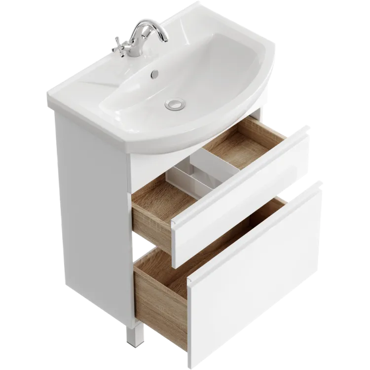 "Rodos" тумба под умывальник, цвет белый, , ТМ «AQWELLA» ROD01062N