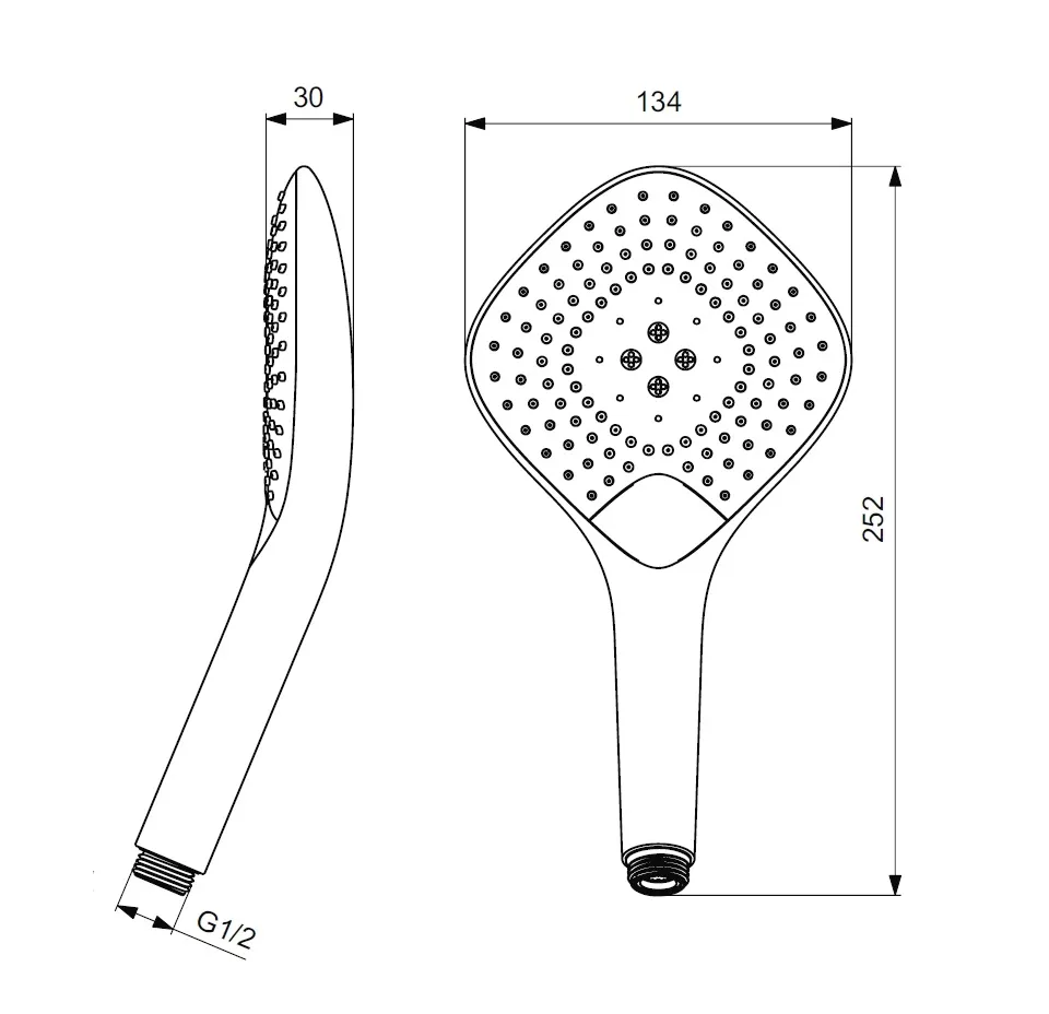 Лейка душевая Ideal Standart IDEALRAIN EVO JET DIAMOND XL3 () B1760AA