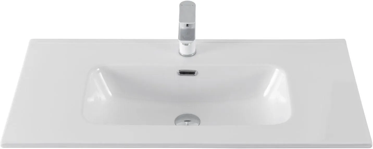 Раковина Aquanet Flat 90 белая в магазинах СантехГид