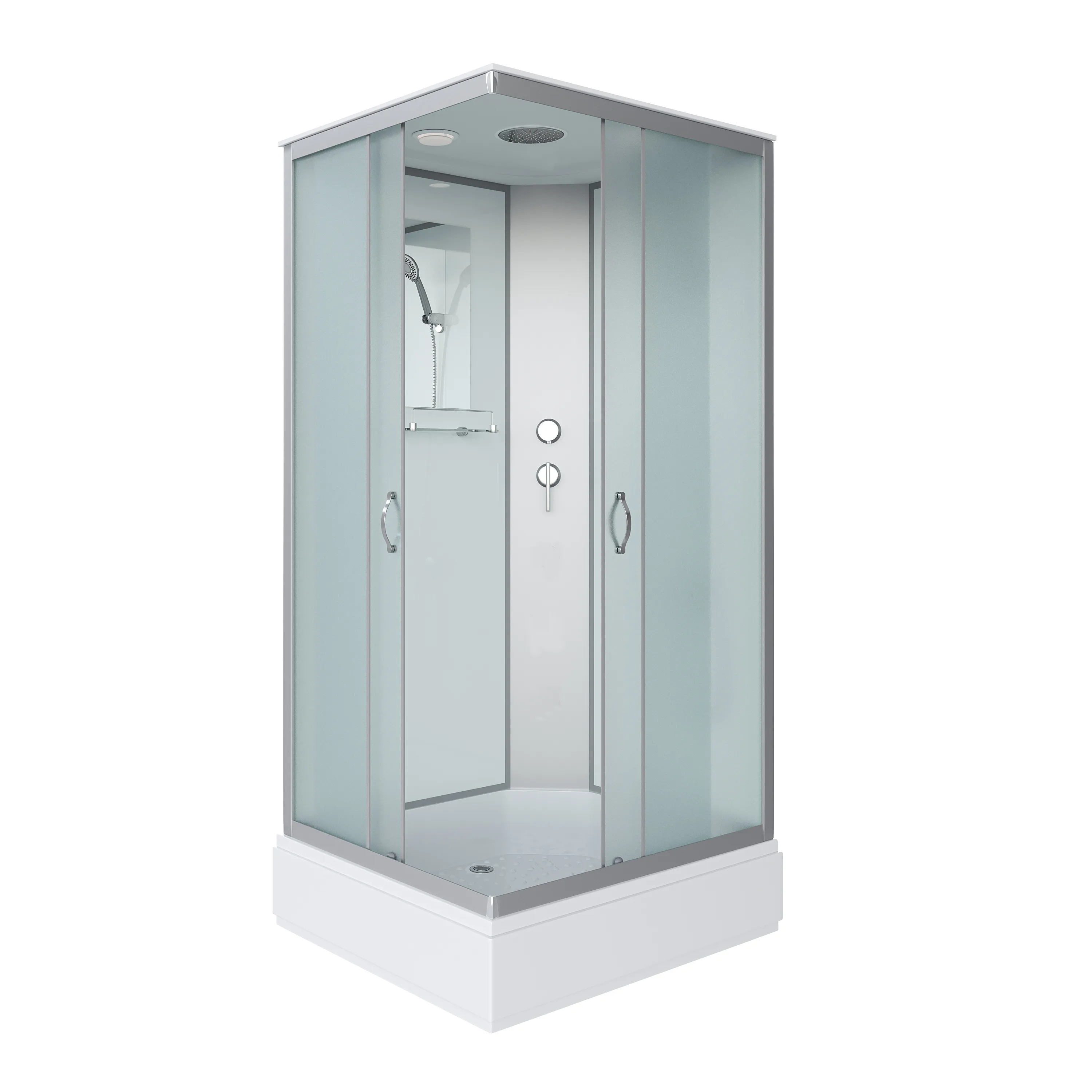 Душевая кабина Niagara Classic NG-33984-14Q (90х80х215) средний поддон(26см),стекло матовое,4 места