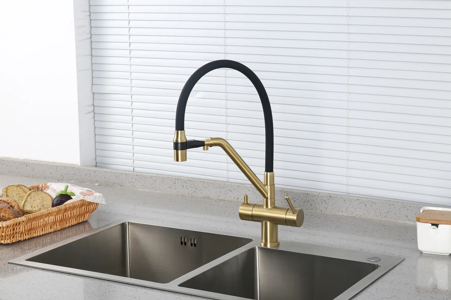 Смеситель для кухни с фильтром питьевой воды GAPPO G4398-83