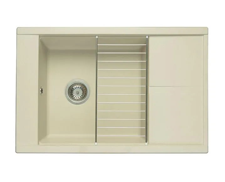 Кухонная мойка AQUATON Делия 78, жемчуг () 1A715132DE240