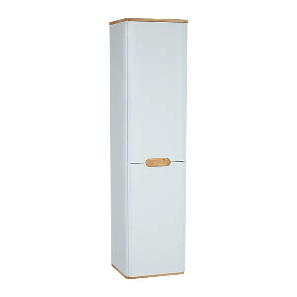 60854 Sentо Пенал с корзиной для белья 40 см цвет матовый белый левый  VITRA