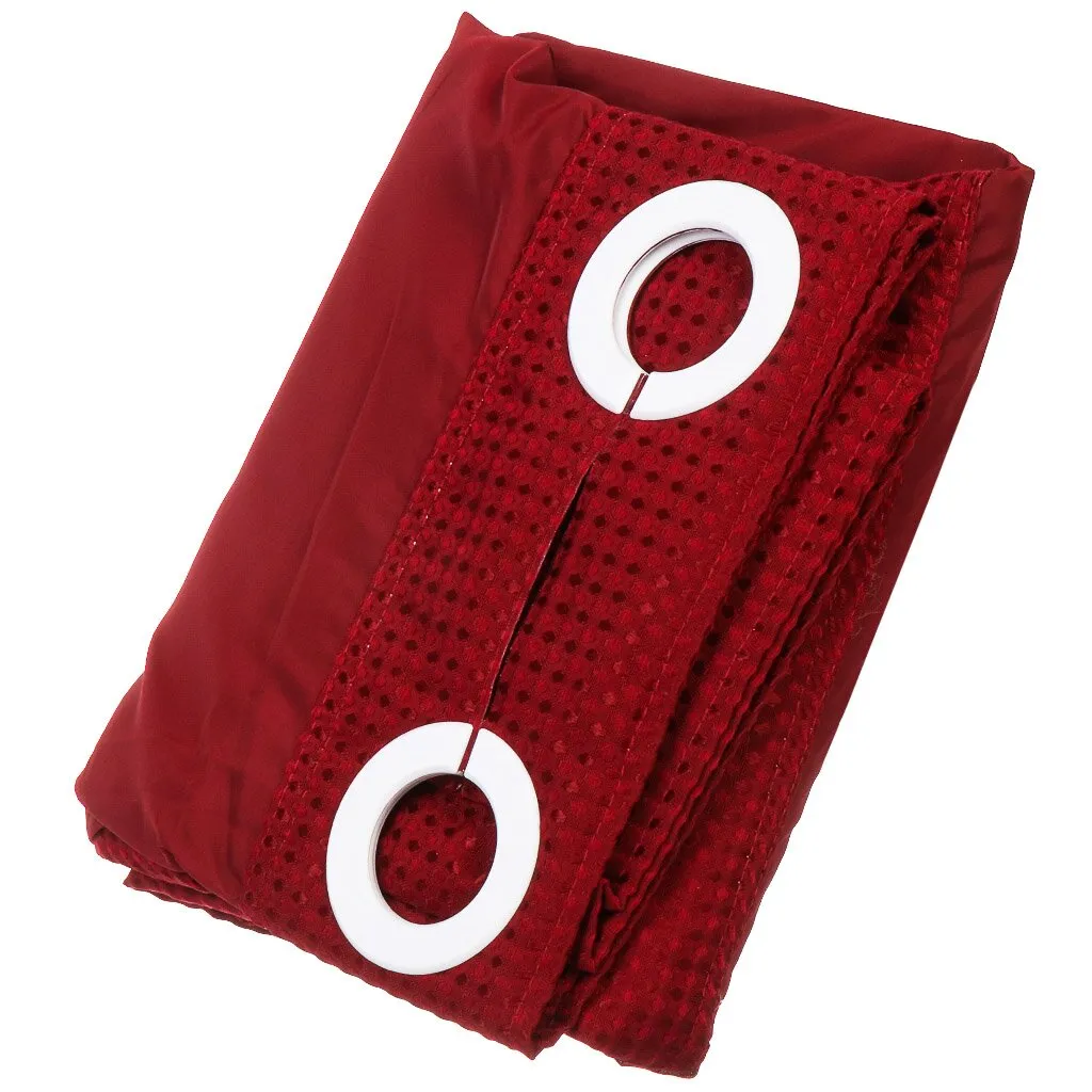 Штора Красный (терилен+полиэст) 180*200cm