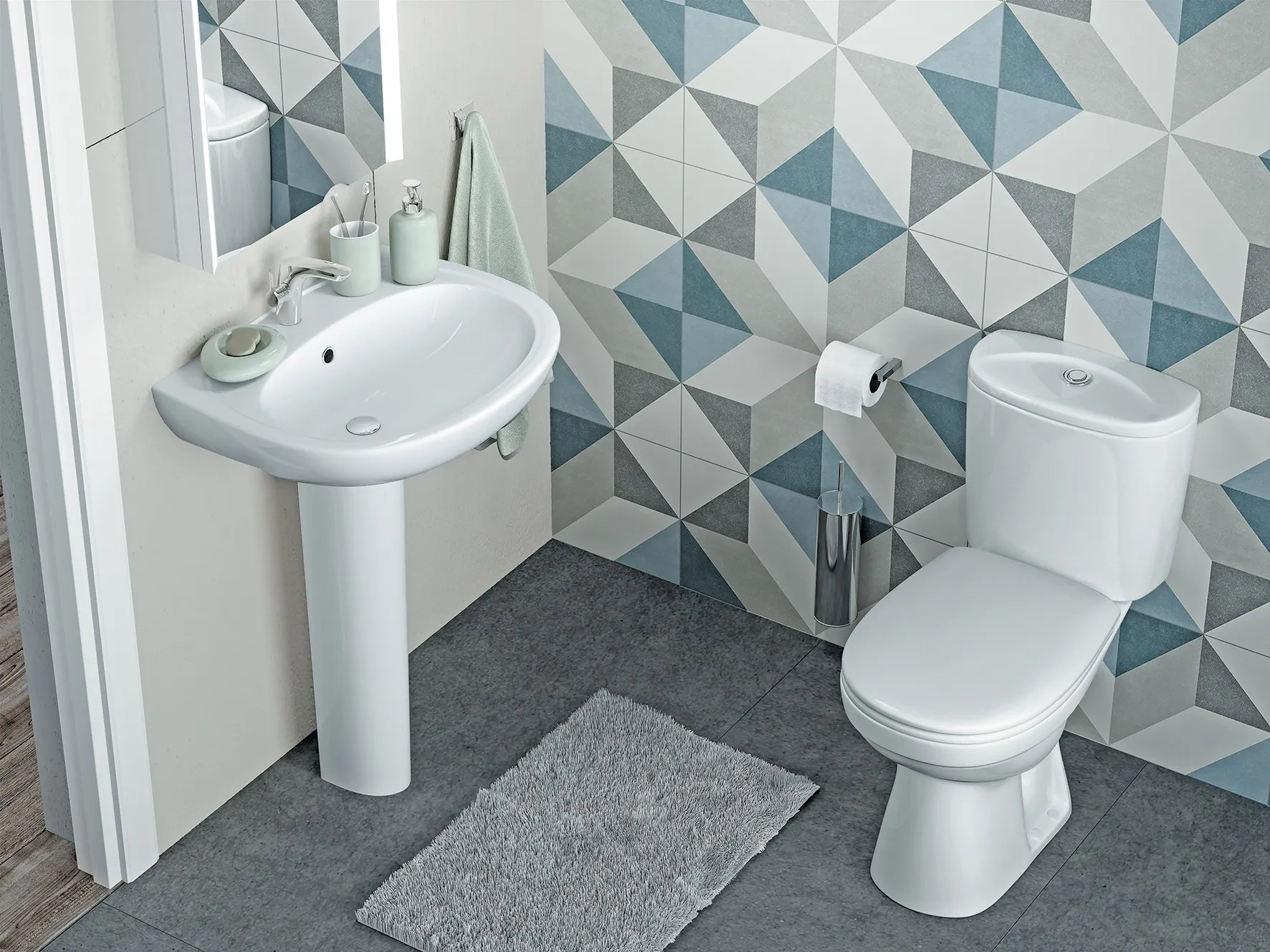 Пьедестал Santek для раковины Анимо 1WH110587 в магазинах СантехГид