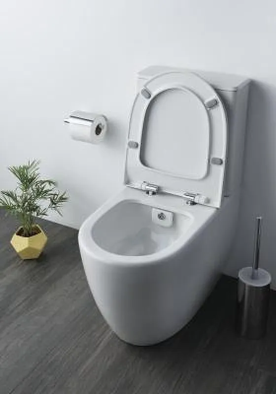 Унитаз напольный Open back с бачком и сиденьем микролифт Sento Rim-ex 9830B003-7204