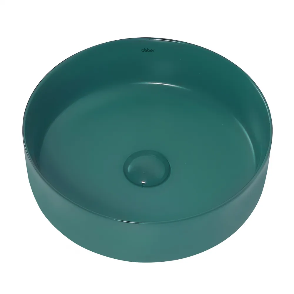 Раковина накладная ABBER Bequem AC2108MBG темно-зеленая матовая в магазинах СантехГид