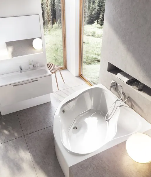 Ванна акриловая Ravak NEW DAY 140x140 белая