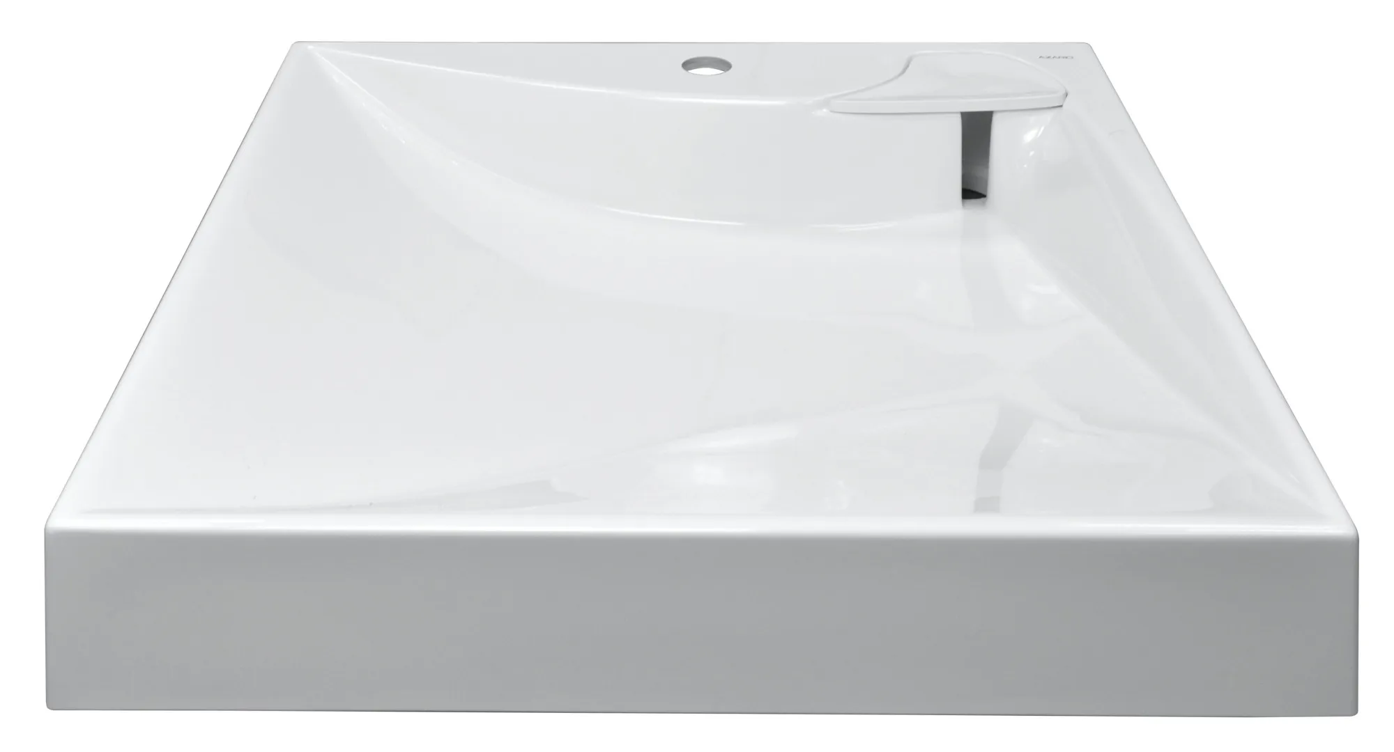 Раковина подвесная Azario Gratsiy 597х598х100 литьевой мрамор, белая (CS00078505) в магазинах СантехГид