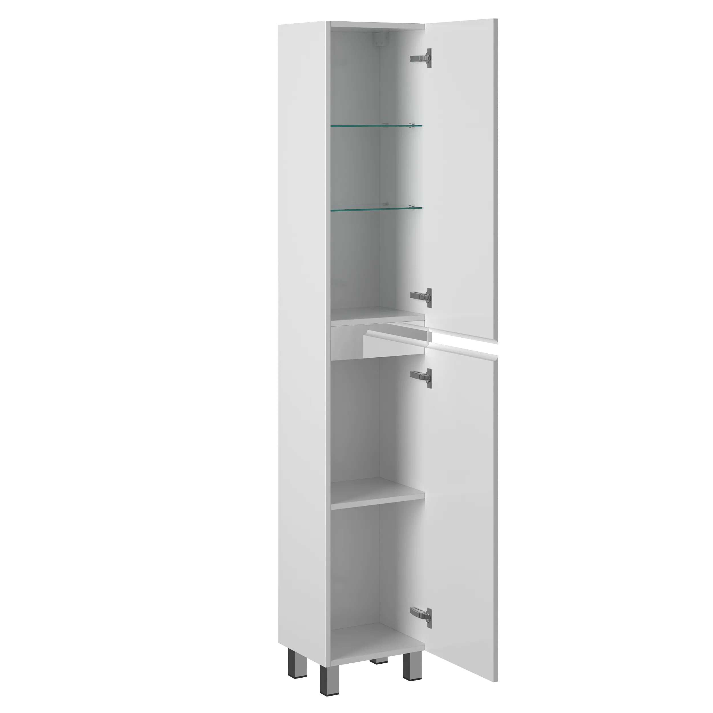 Пенал Briz Элен классик 
правый 35 см, белый глянец